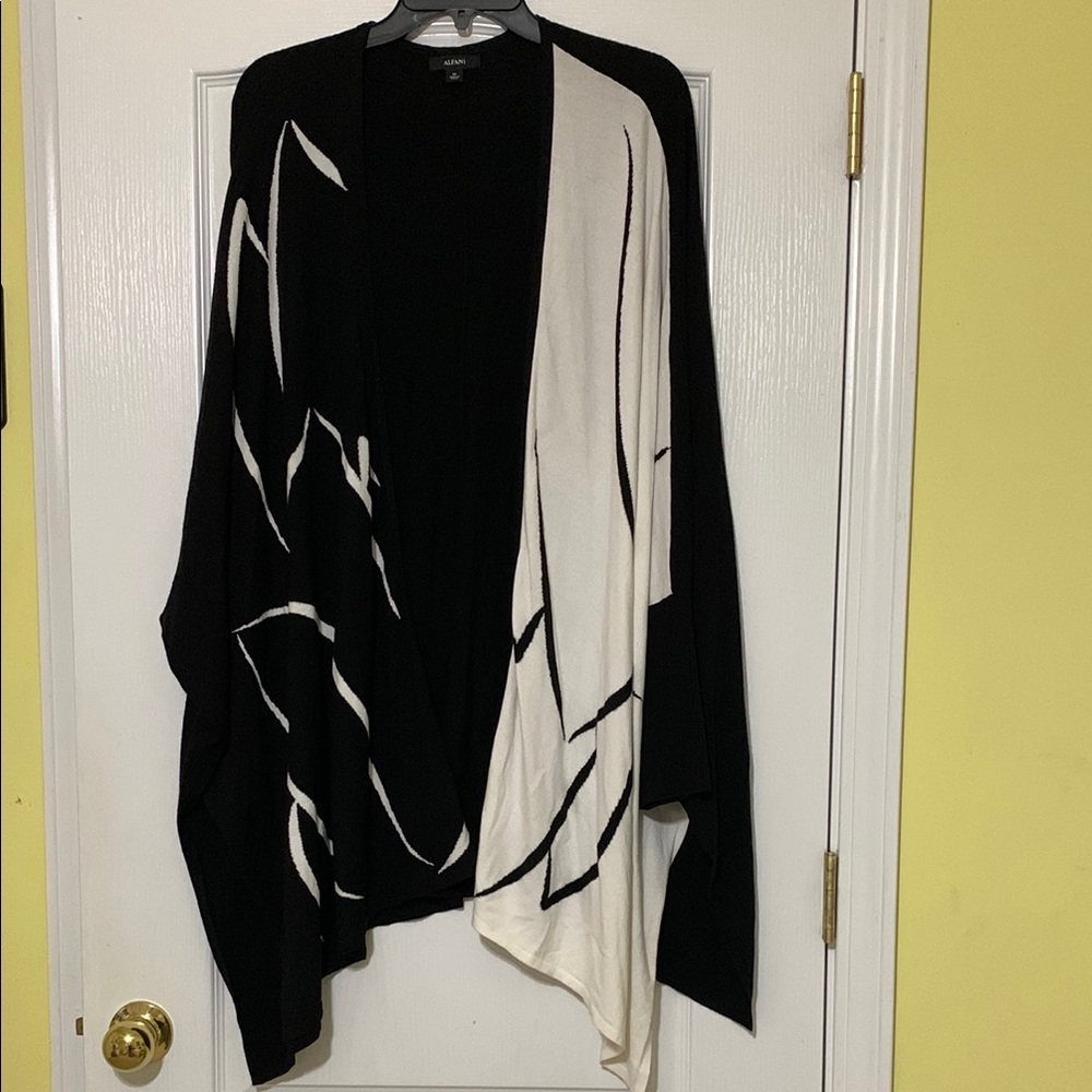 Elegant Black and White Sweater